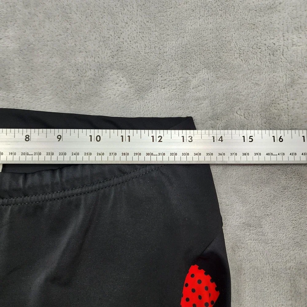 Sponeed Cycling Shorts Mens‎ Large Black Red Padded 8 Inseam Chamois Compression